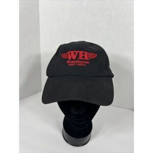 Wing House Restaurant Baseball Cap Black Brim‎